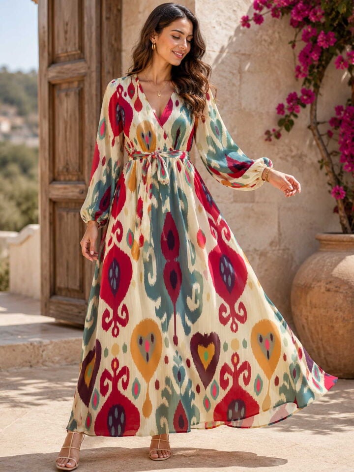 Velora Desen Şifon Kumaş
