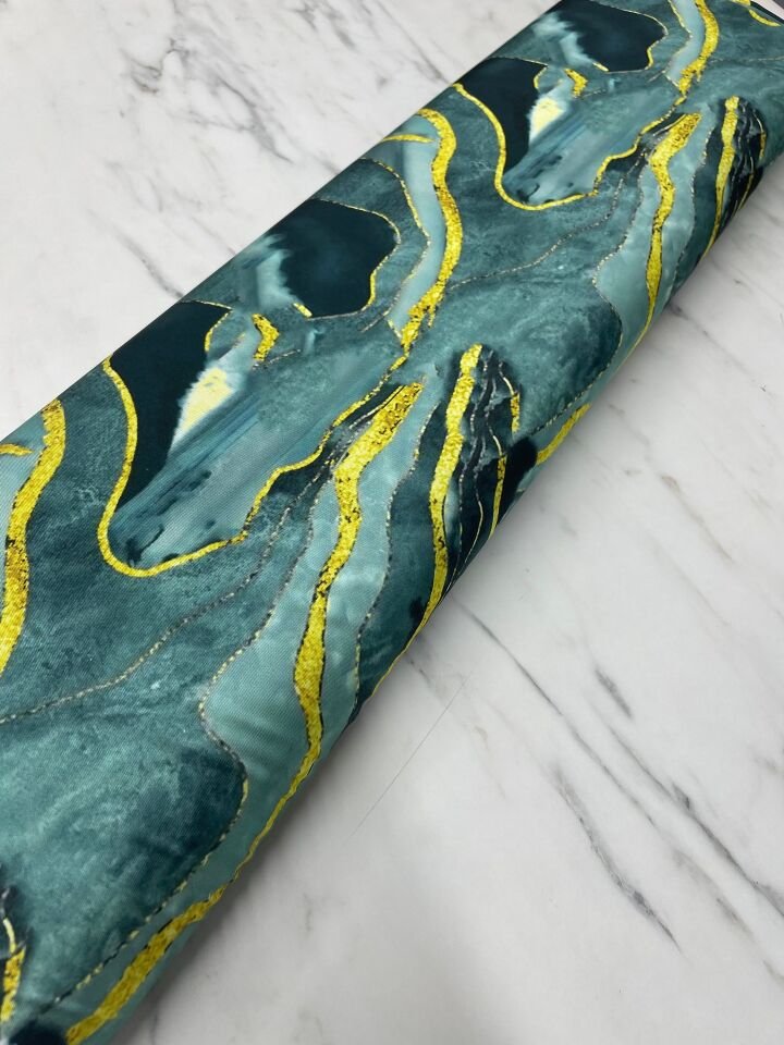 Mermer Desen Elbiselik Gömleklik Tivil Saten Kumaş