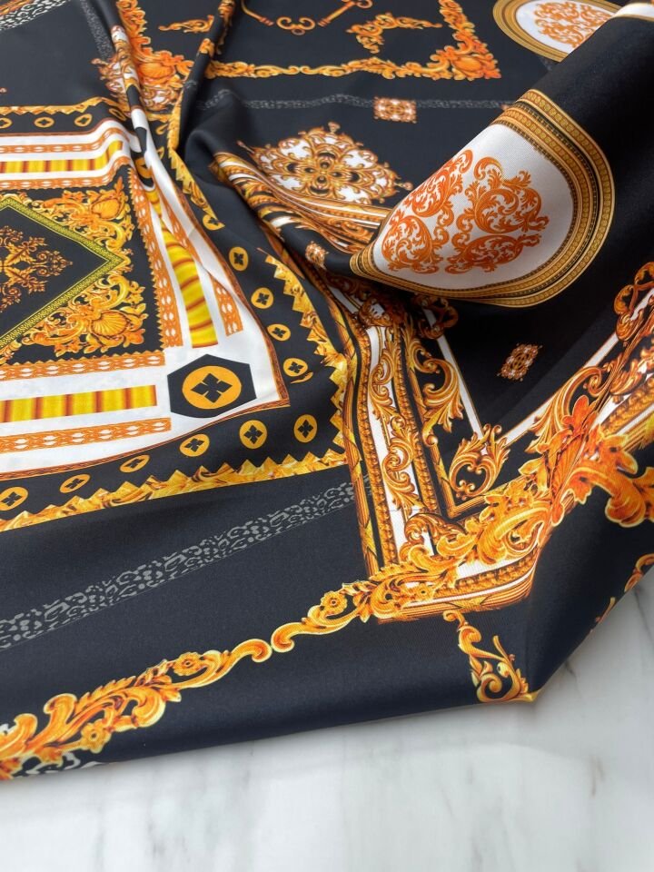 Kareli Desen Elbiselik Gömleklik Tivil Saten Kumaş