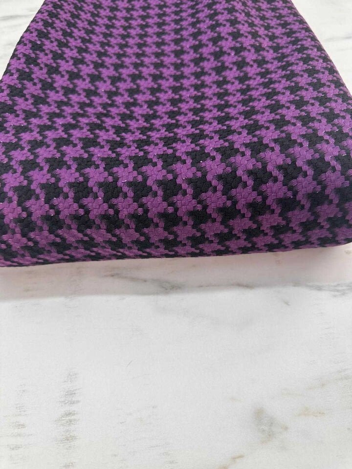 Mor Kaz Ayagı Şanel Kumaş Elbise Etek Ceket