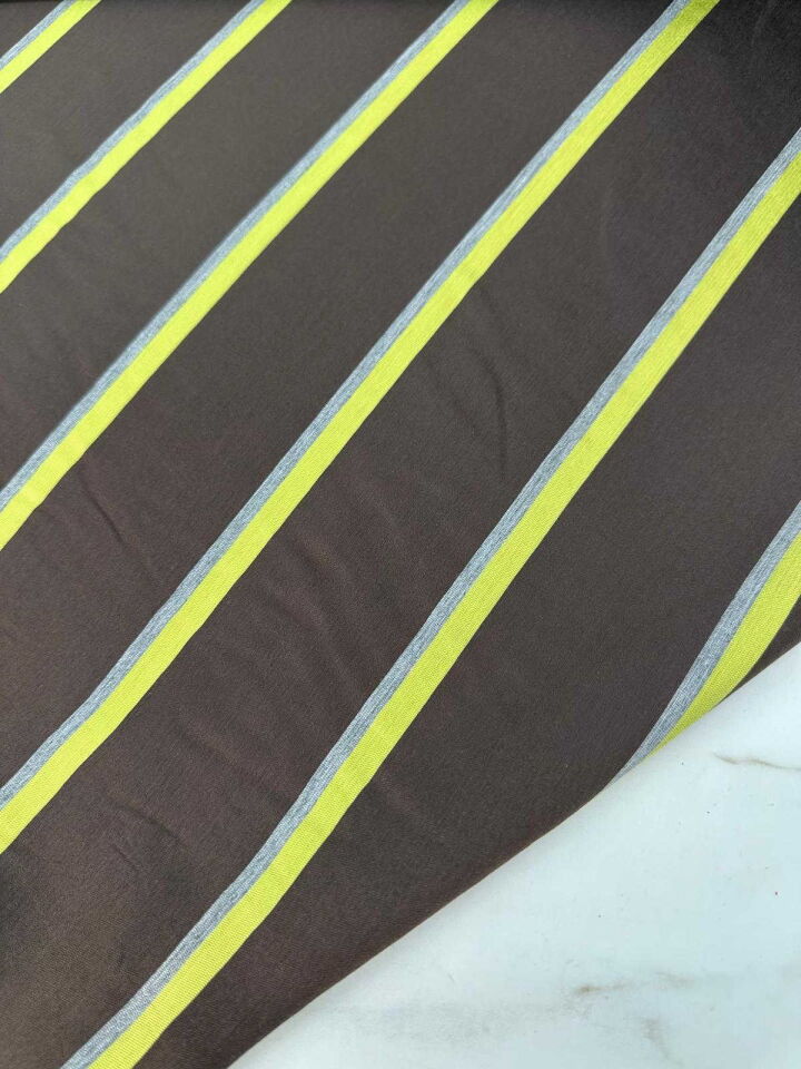 Cizgili Poplin