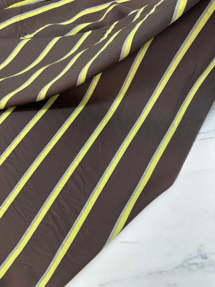 Cizgili Poplin