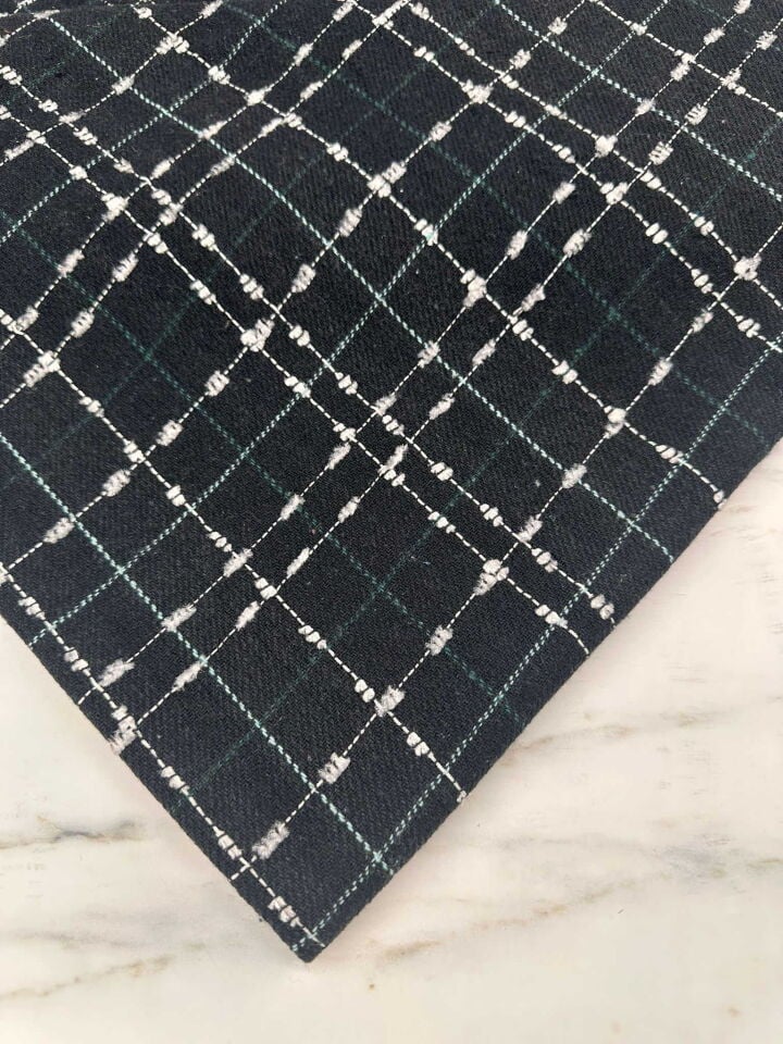 Siyah Şanel Kumaş Elbise Etek Gömlek Ceket