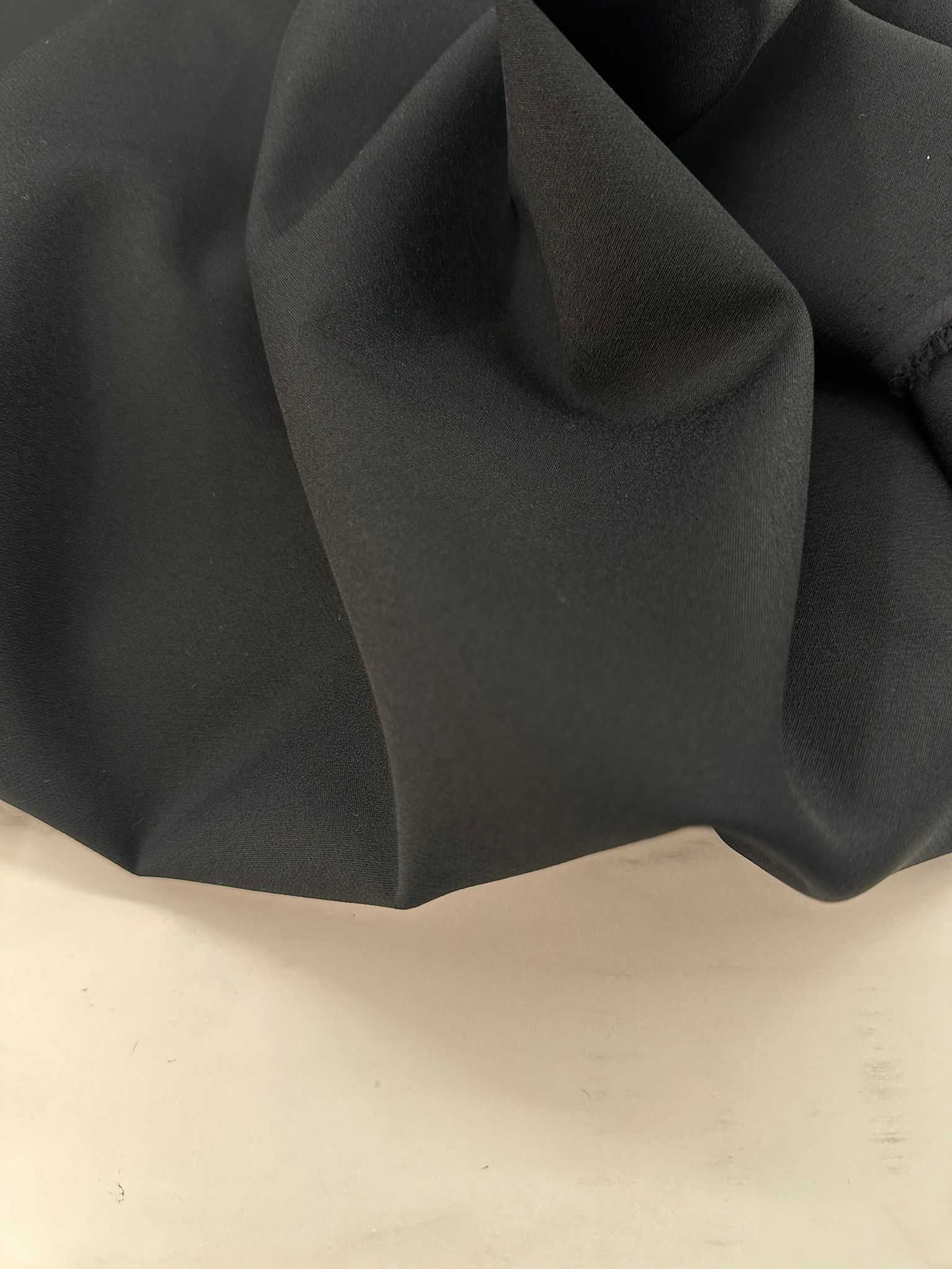 Siyah Likralı Dabıl Krep Elbise Etek Ceket Pantolon