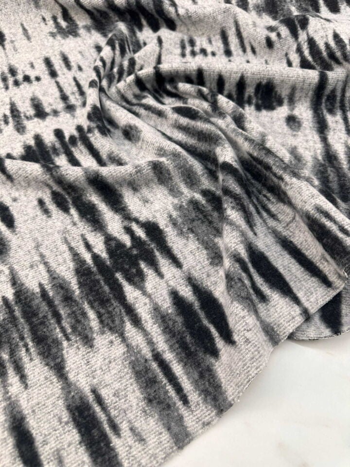 Desenli Keçe Kumaş Elbise Etek Ceket Kap