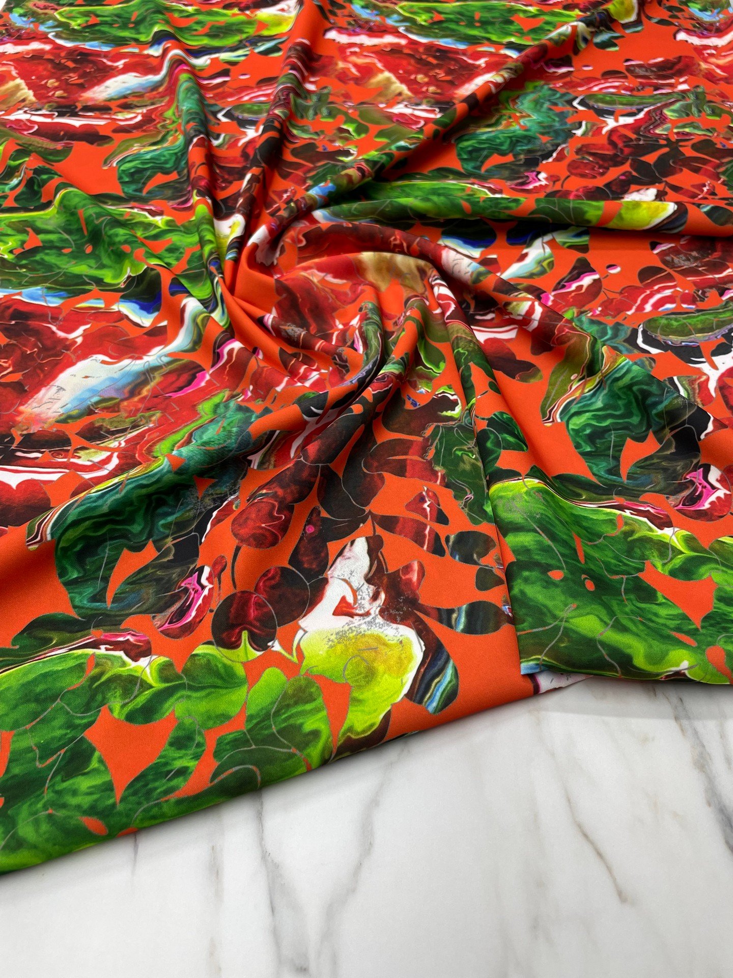 Leo Desen Elbiselik Gömleklik Tivil Saten Kumaş