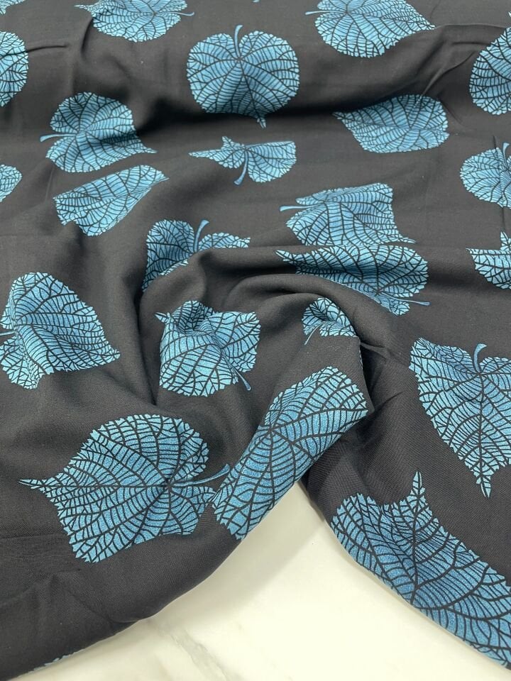 Leona Desen Elbiselik Yüzde Yüz Pamuklu Viskon