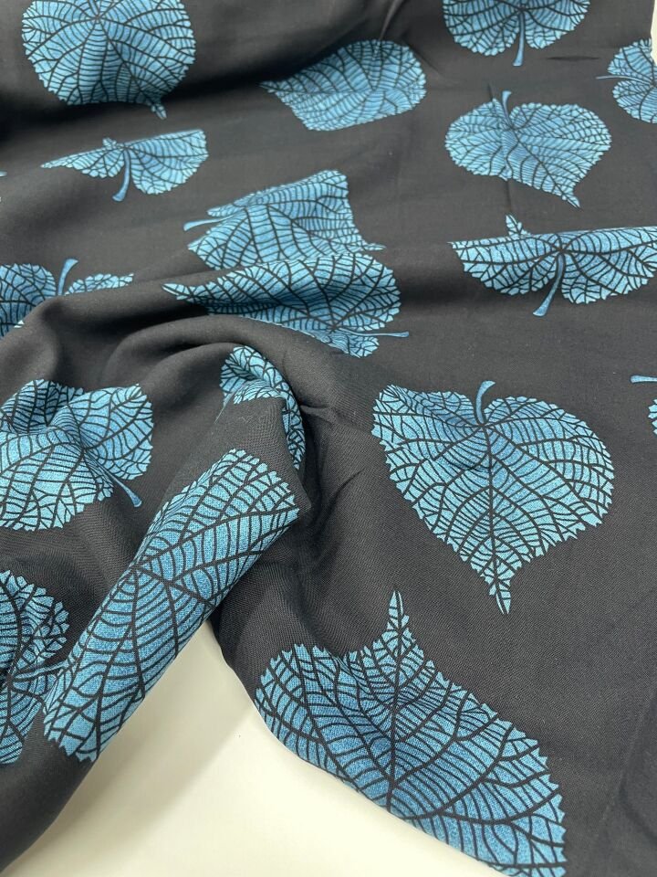 Leona Desen Elbiselik Yüzde Yüz Pamuklu Viskon