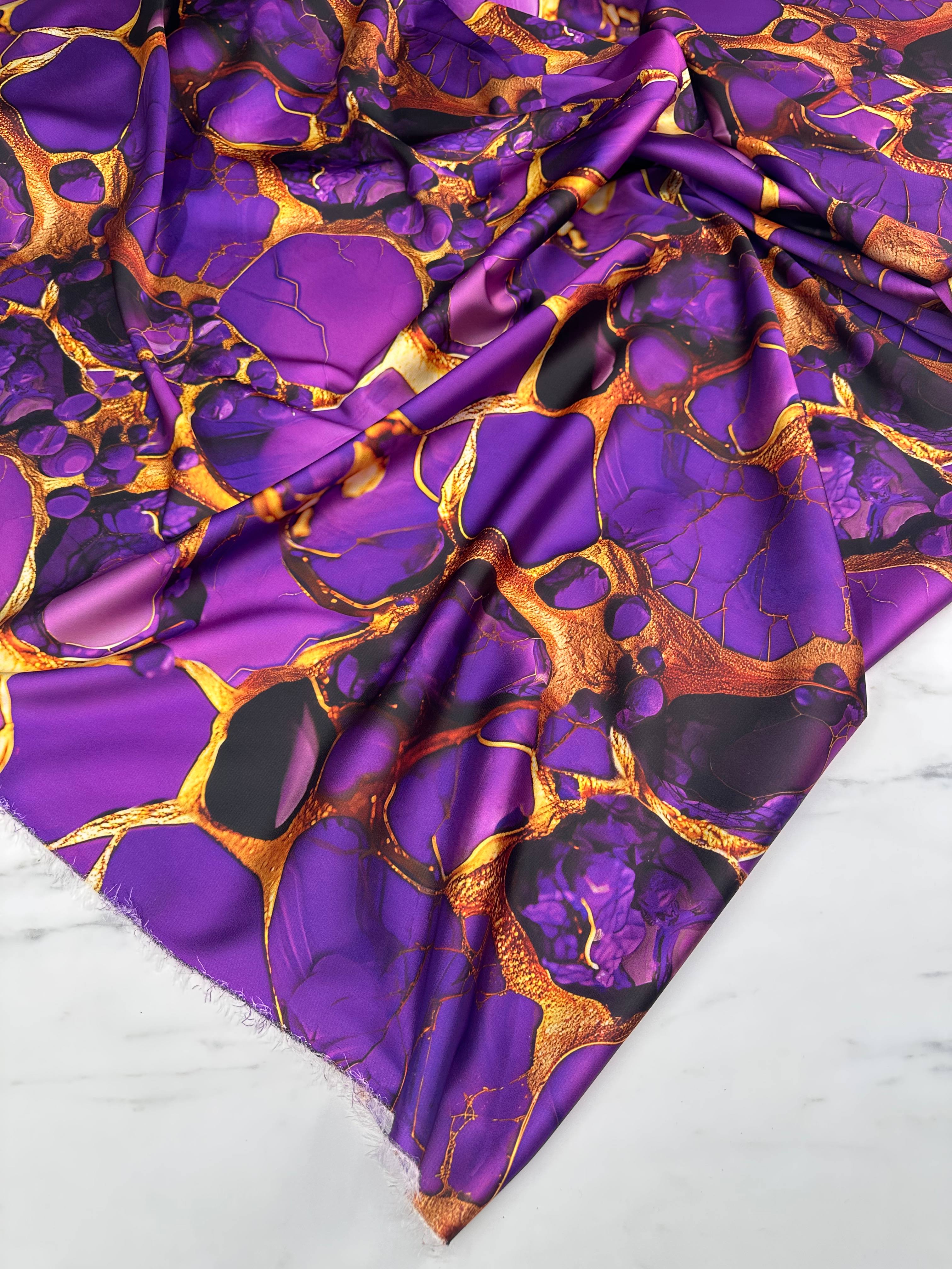 Liyana Desen Elbiselik Göleklik İpek Saten Kumaş