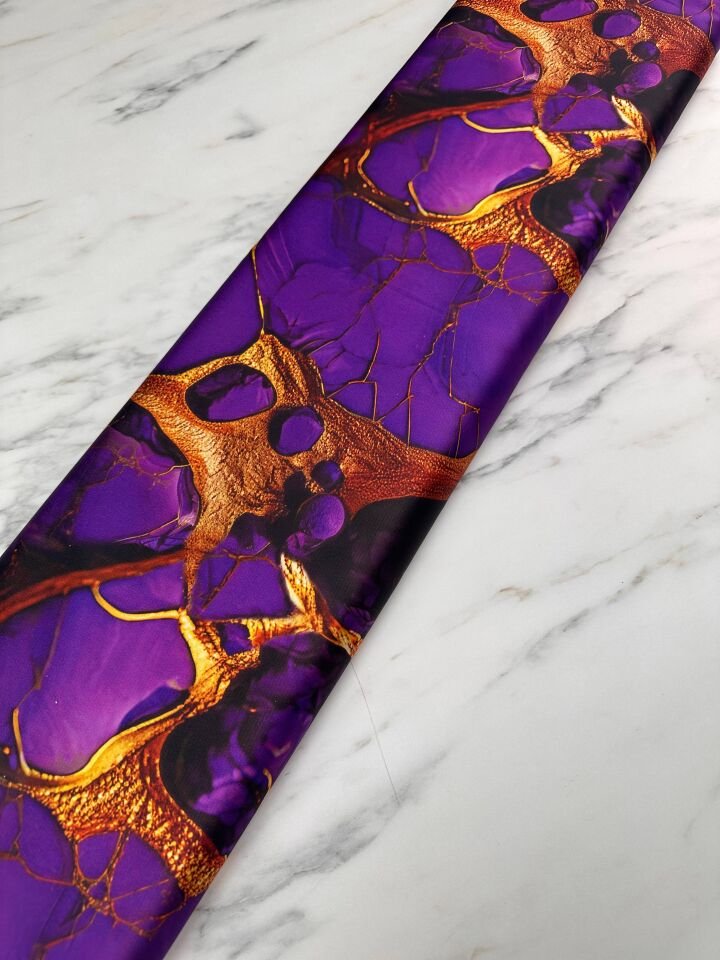 Liyana Desen Elbiselik Göleklik İpek Saten Kumaş