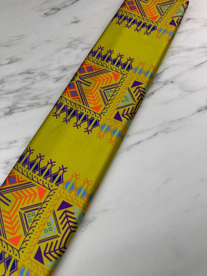 Afroze Desen Elbiselik Gömleklik ipek Saten Kumaş