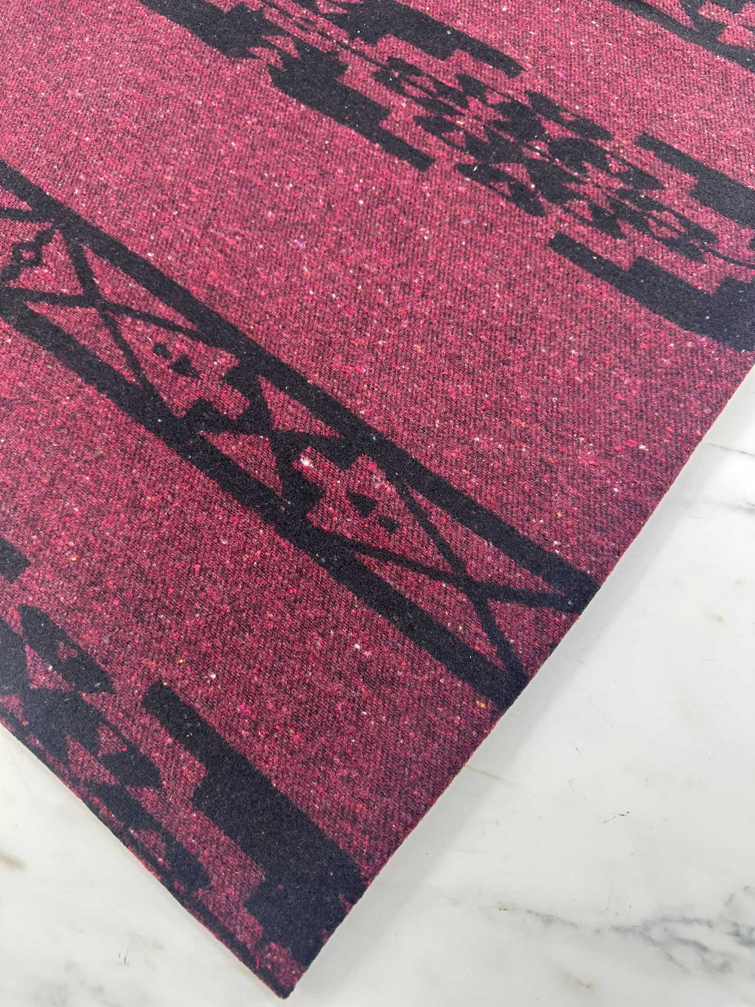 Kilim Desen Akrilik Kışlık Kumaş Elbise Etek Ceket