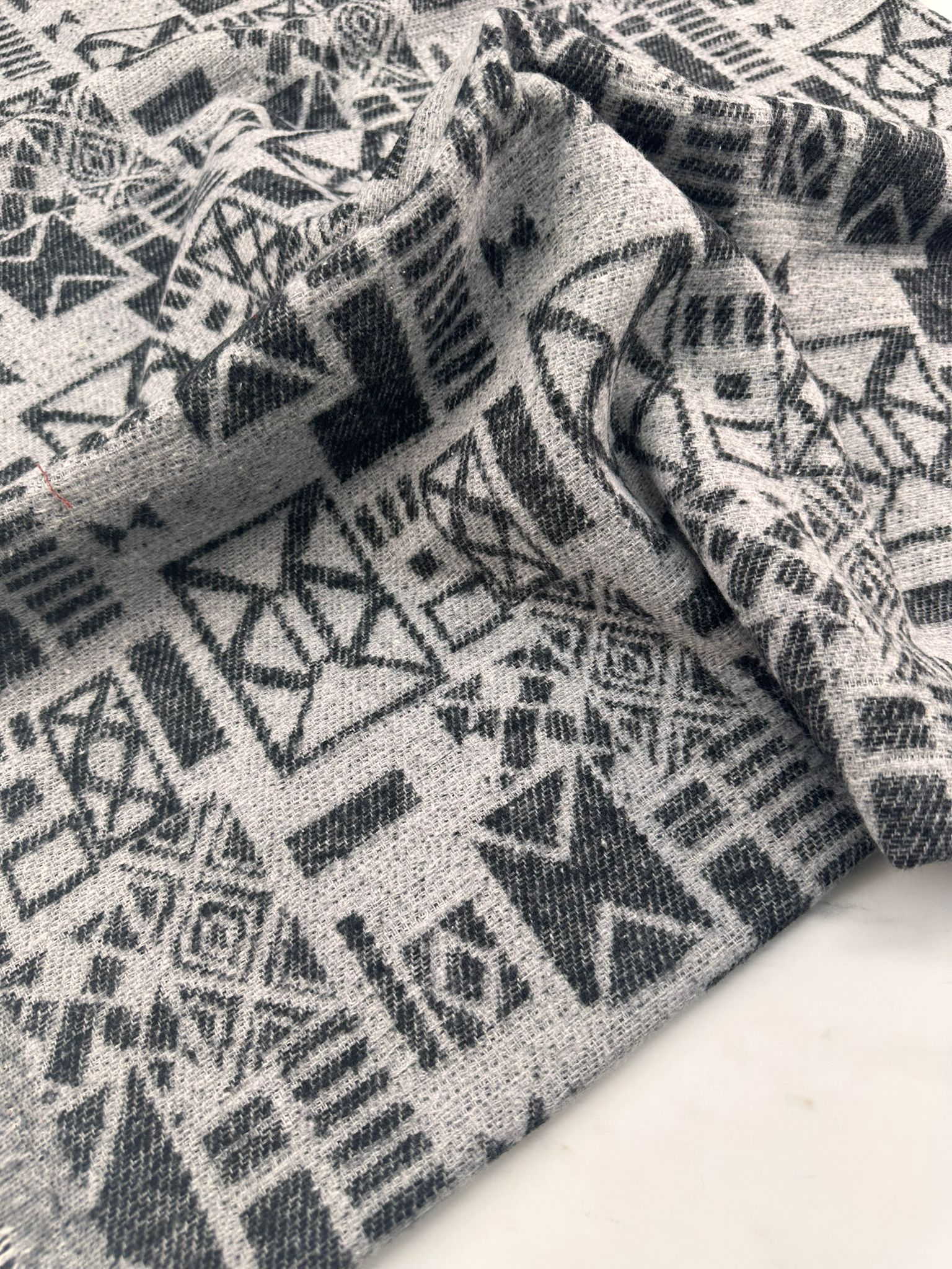 Kilim Desen Akrilik Kışlık Kumaş Elbise Etek Ceket