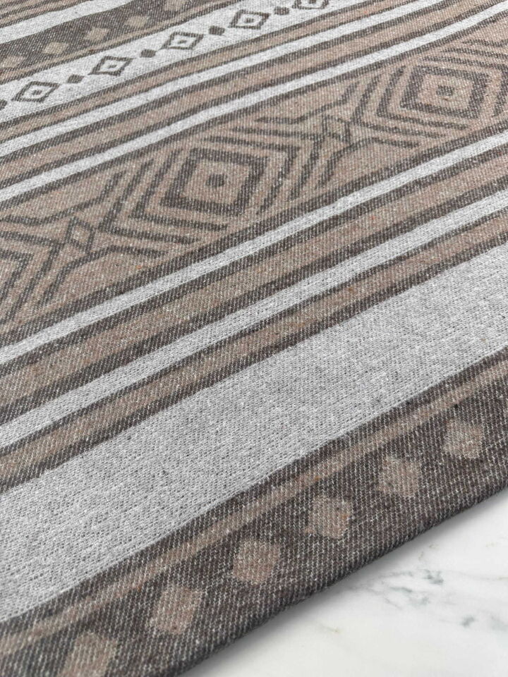 Kilim Desen Akrilik Kışlık Kumaş Elbise Etek Ceket