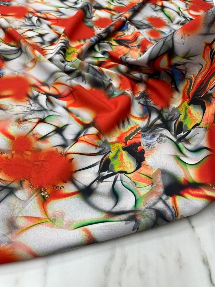 Ceseika Krep Likralı Elbise etek Gömlek Şalvar