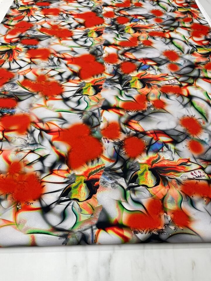 Ceseika Krep Likralı Elbise etek Gömlek Şalvar