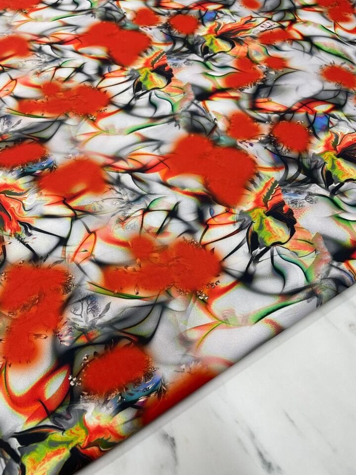 Ceseika Krep Likralı Elbise etek Gömlek Şalvar