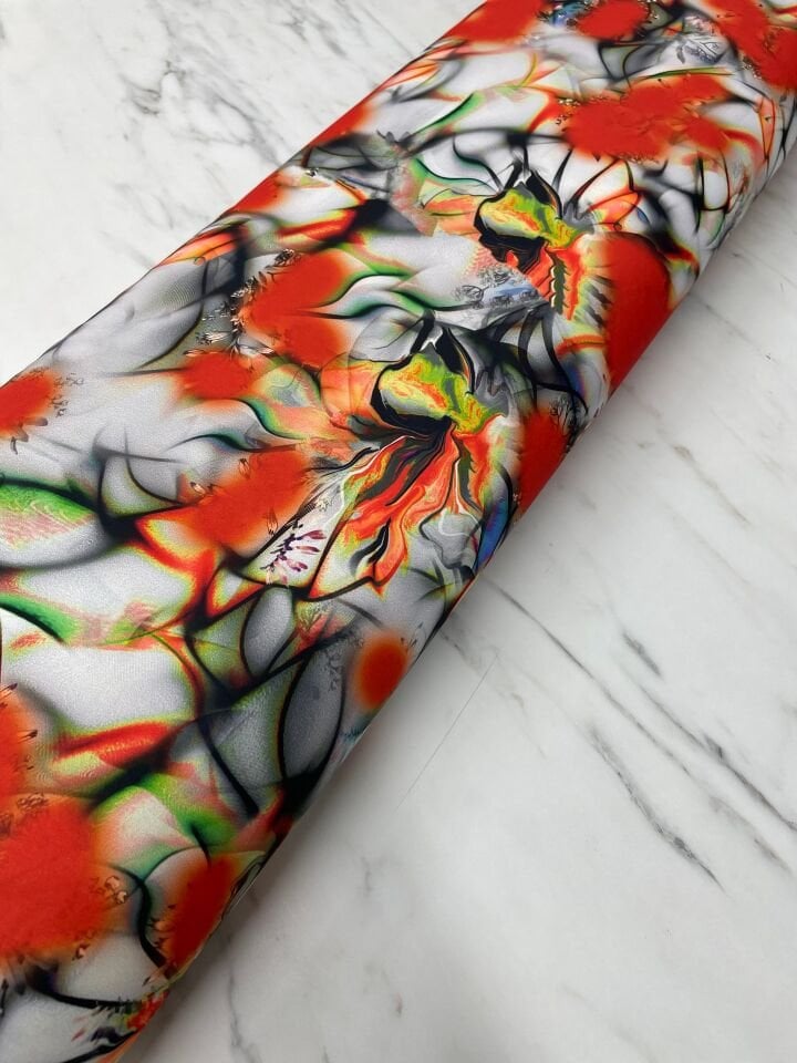 Ceseika Krep Likralı Elbise etek Gömlek Şalvar