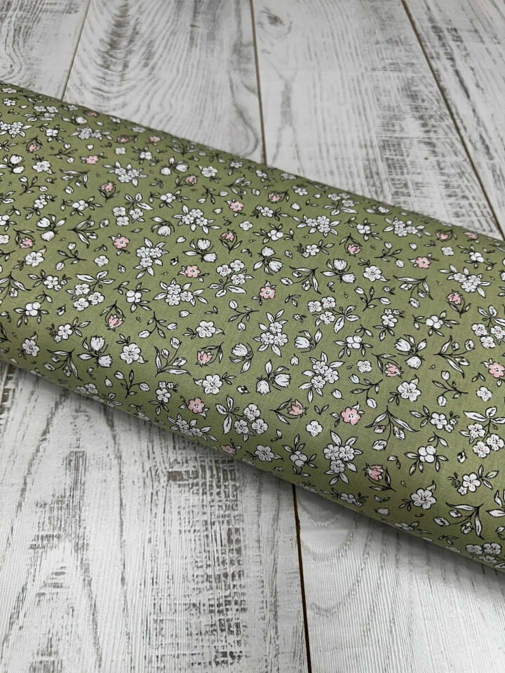 Çiçek Desen 1.60 Poplin