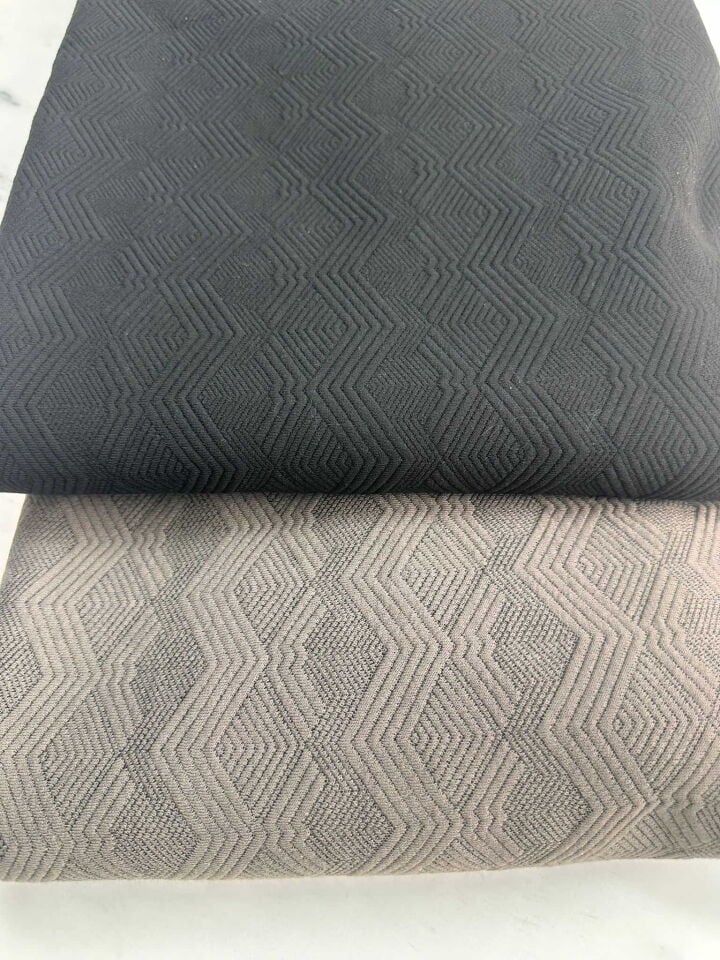 Kahverengi Örme Kaptone Elbiselik Switlik Ceketlik Kumaş