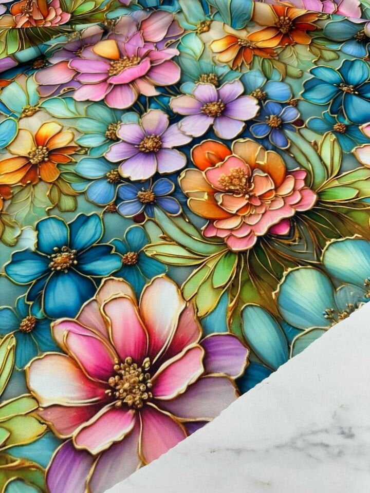 Verao Desen Krep Kumaş