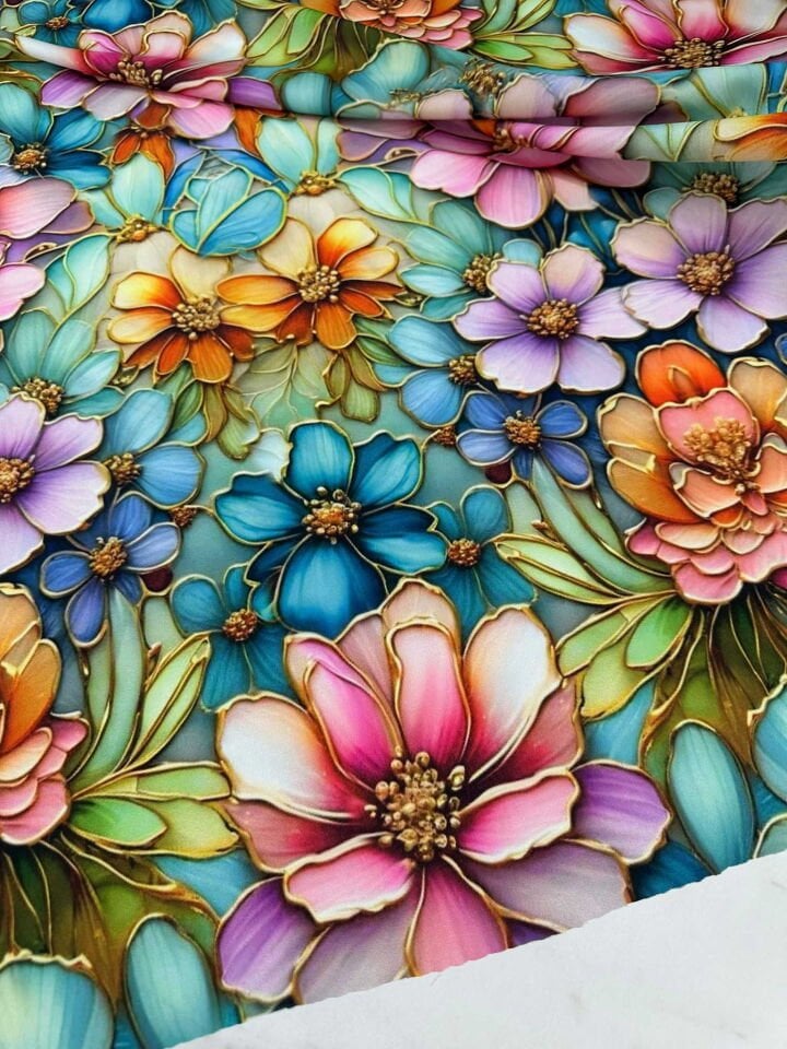 Verao Desen Krep Kumaş