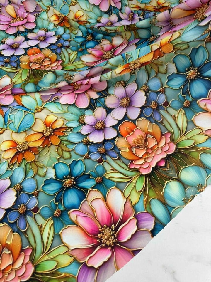 Verao Desen Krep Kumaş