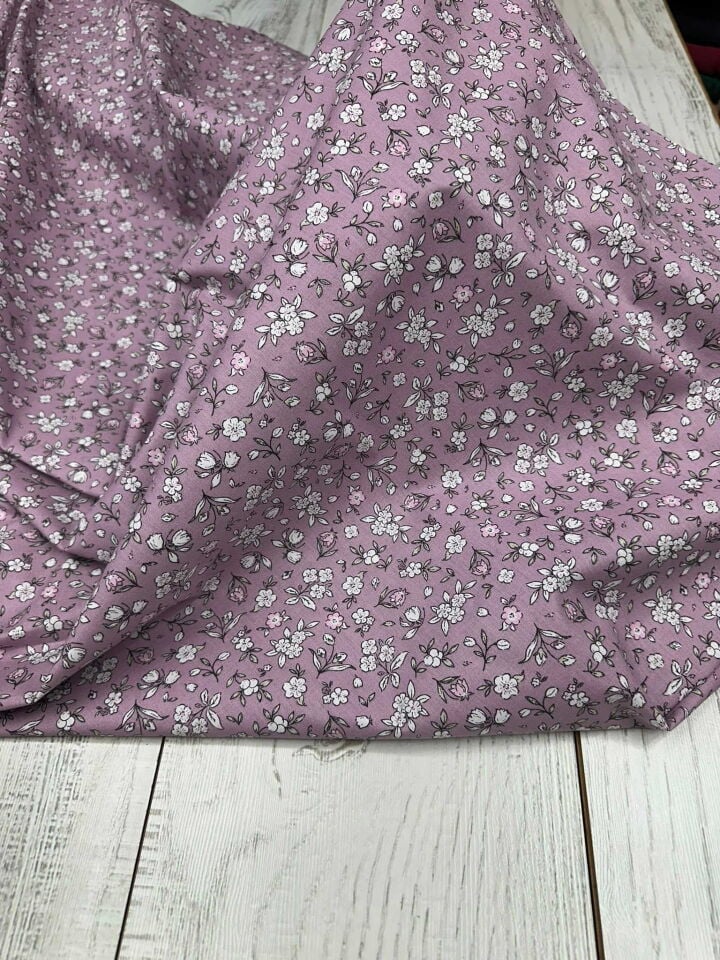 Çiçek Desen Poplin