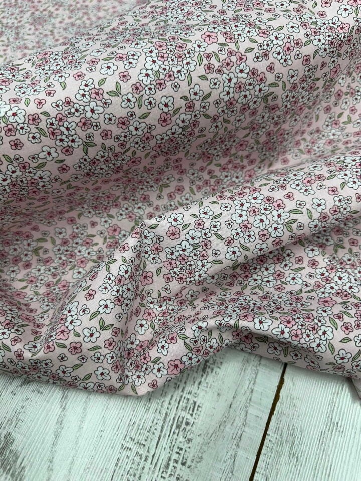 Çiçek Desen Poplin