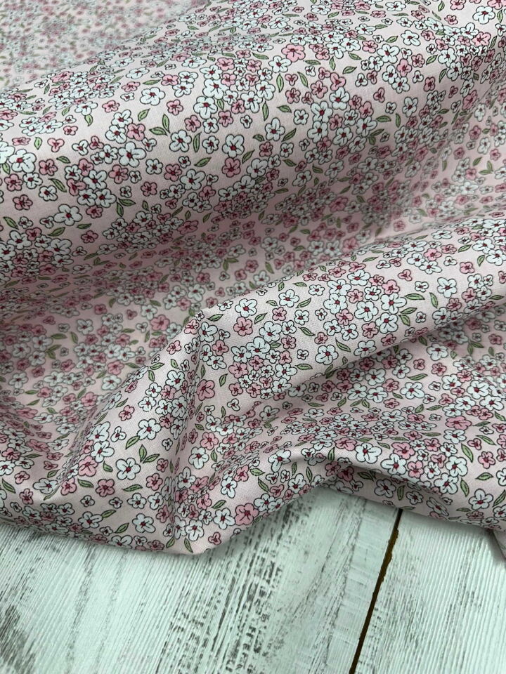 Çiçek Desen Poplin