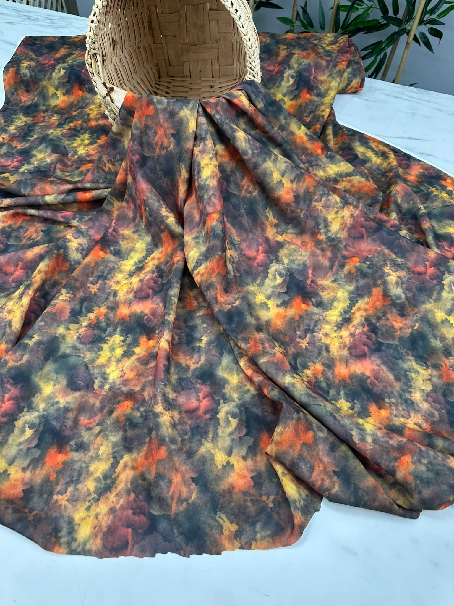 Santana Likralı Krep Kumaş