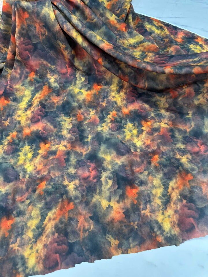 Santana Likralı Krep Kumaş