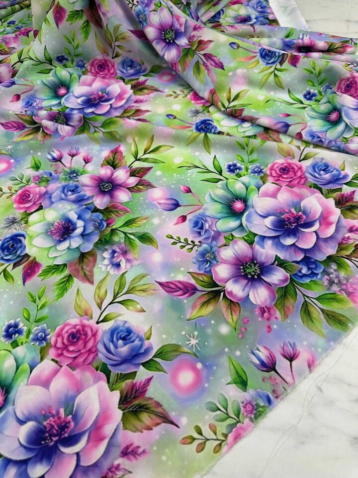 Nevara Likralı Krep Kumaş