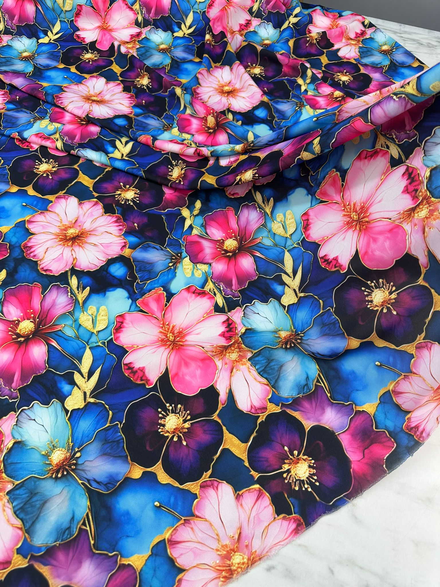 Zendar Likralı Krep Kumaş