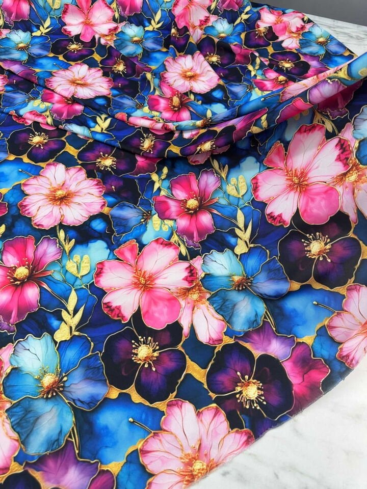 Zendar Likralı Krep Kumaş