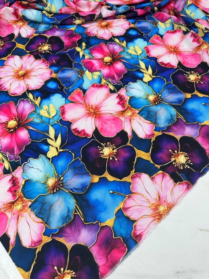 Zendar Likralı Krep Kumaş