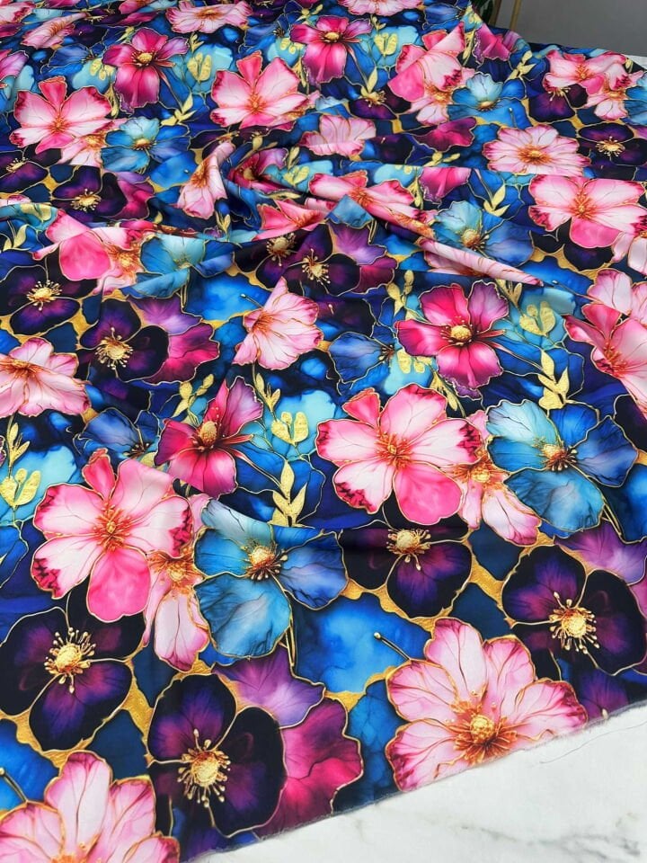 Zendar Likralı Krep Kumaş