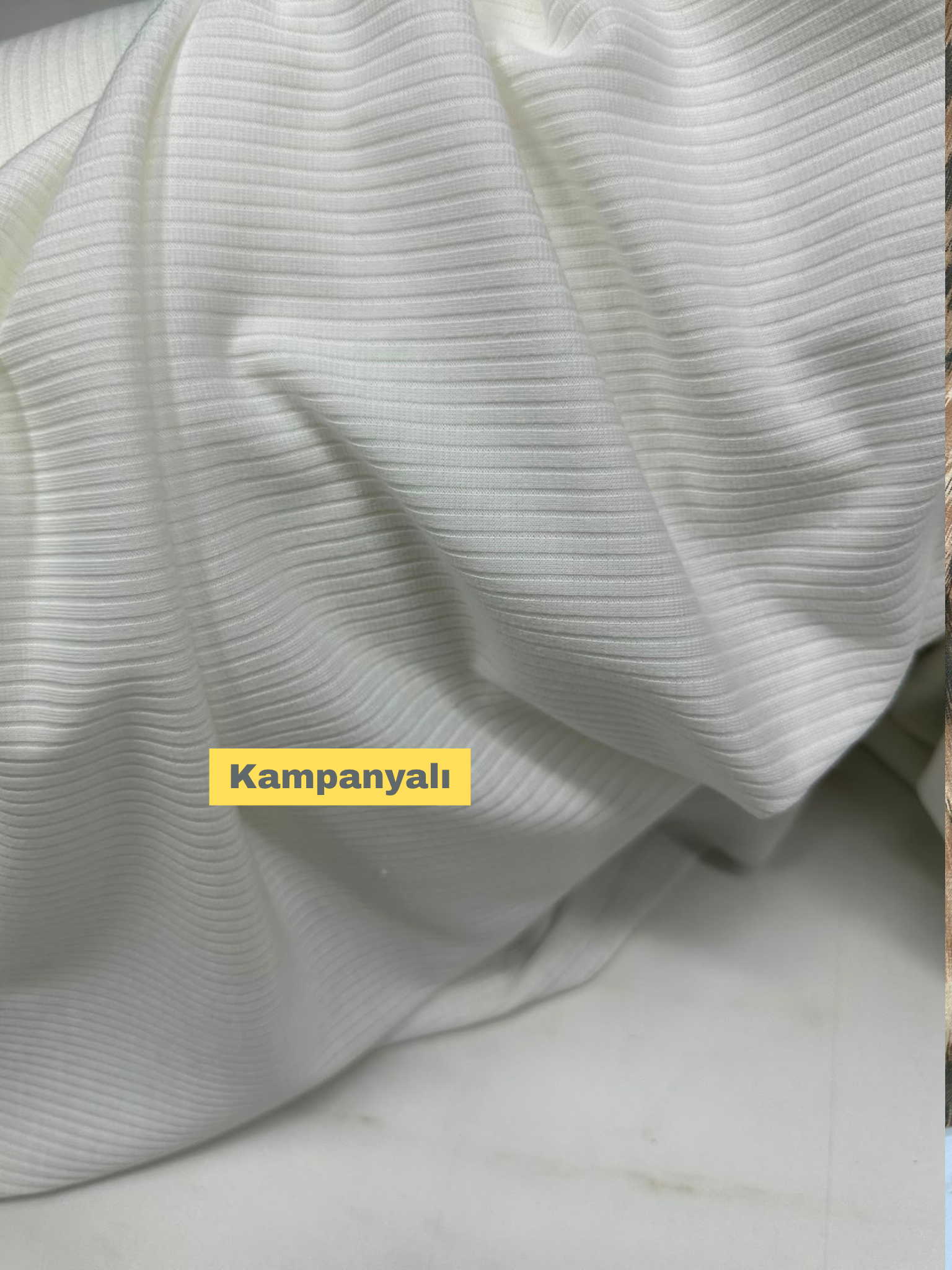 Beyaz Badi Tayt Kumaşı