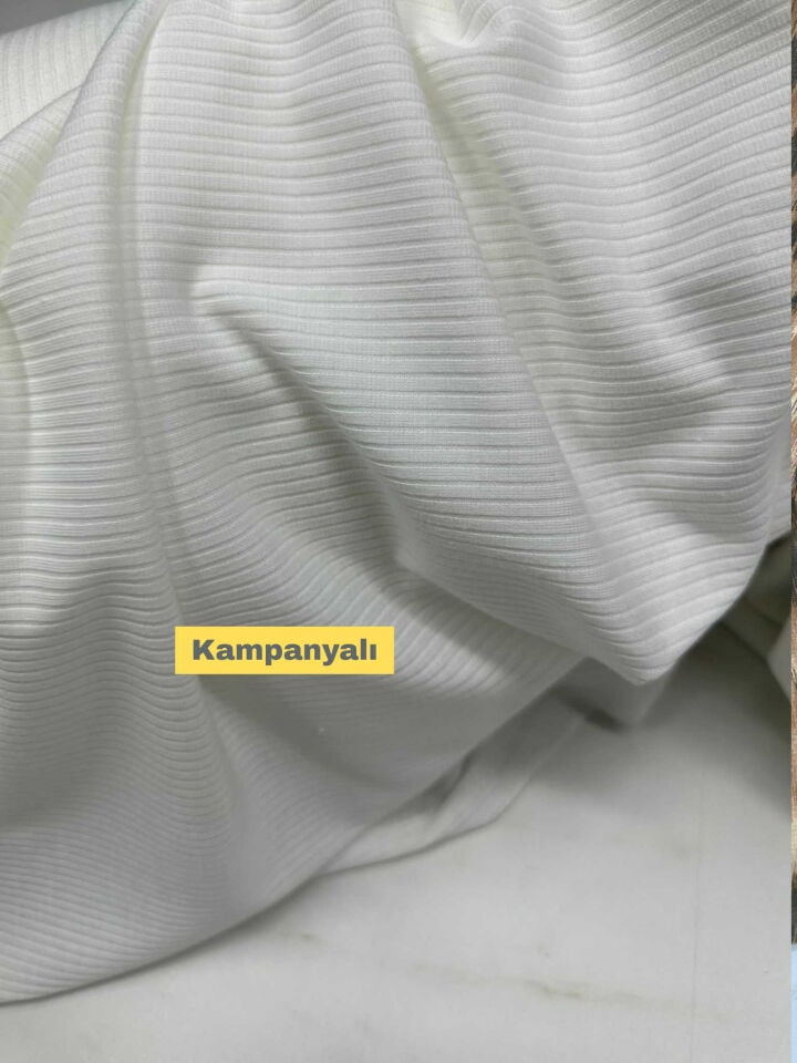 Beyaz Badi Tayt Kumaşı