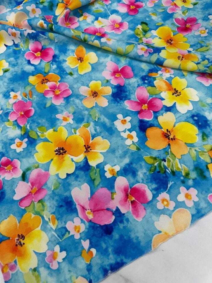 Sevilla Likralı Krep Kumaş