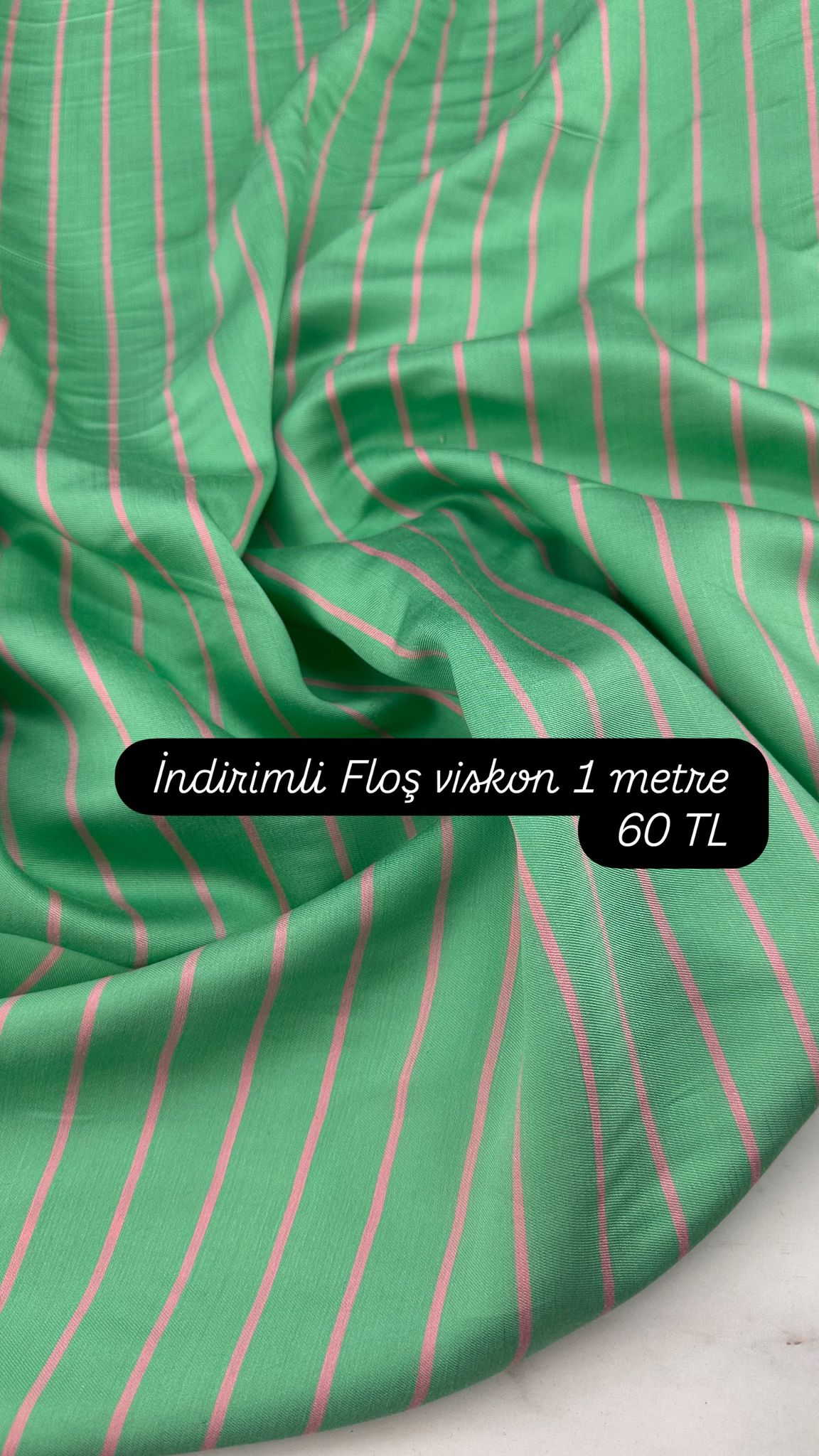 İndirimli Filoş Çizgili Viskon Elbise Etek Pantolon Tunik