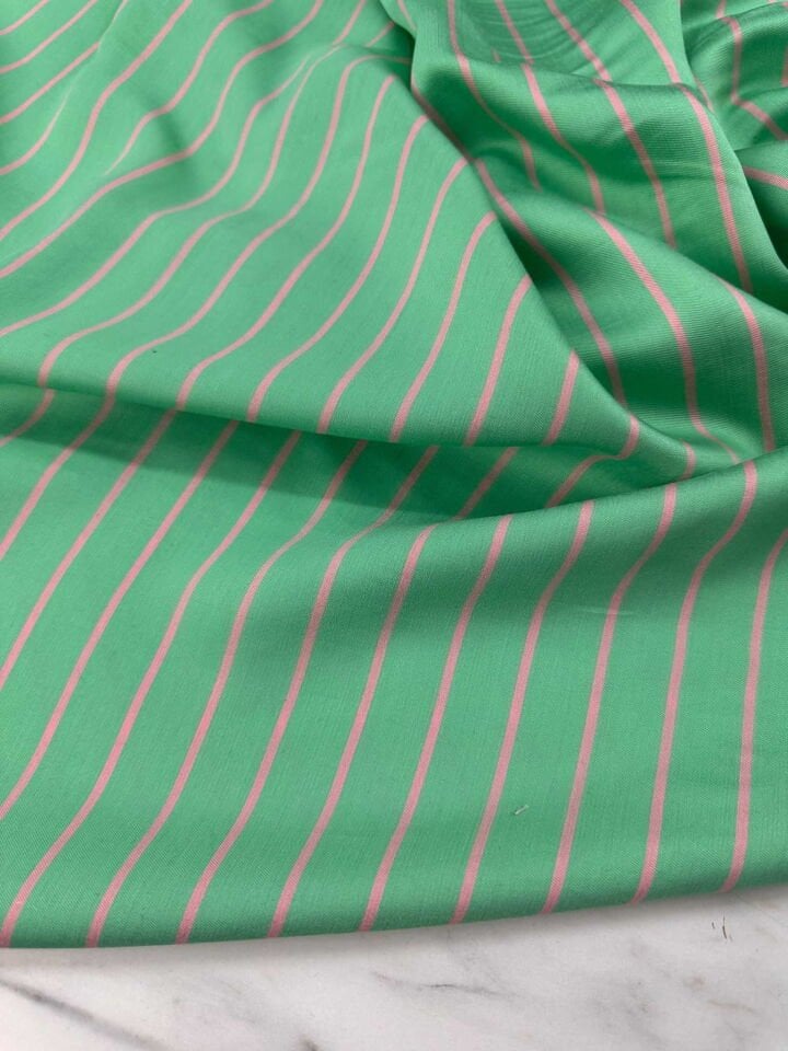 İndirimli Filoş Çizgili Viskon Elbise Etek Pantolon Tunik