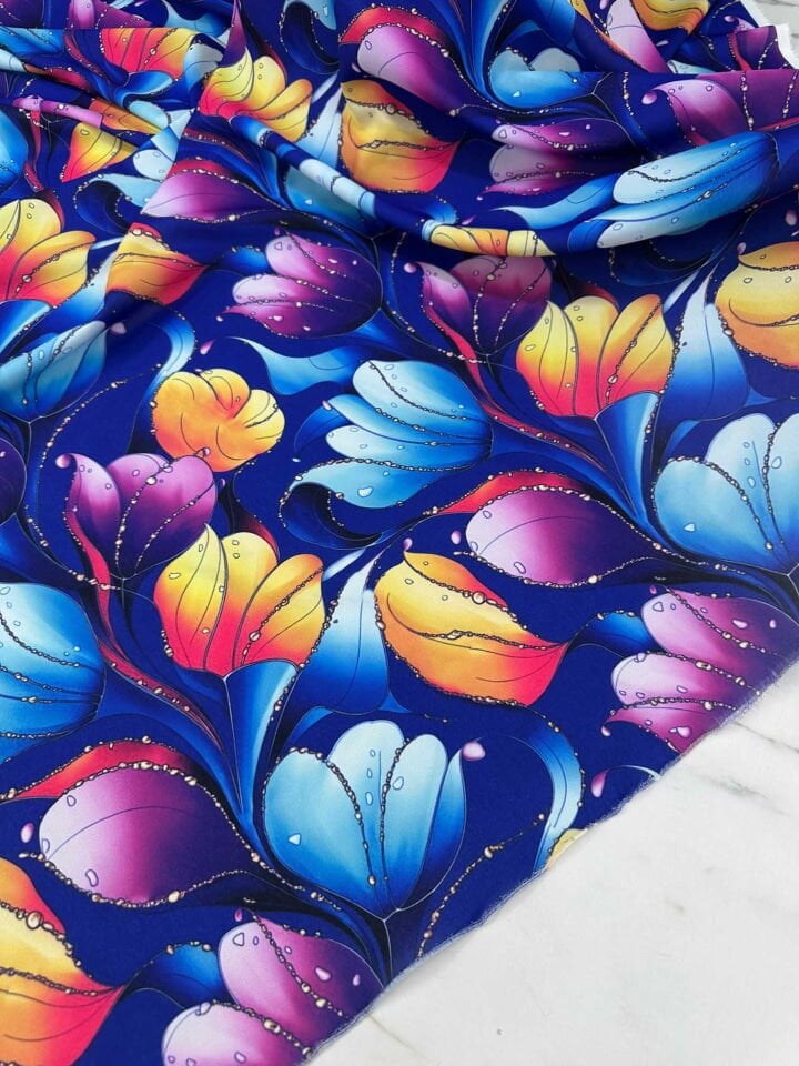 Filinta Likralı Krep Kumaş