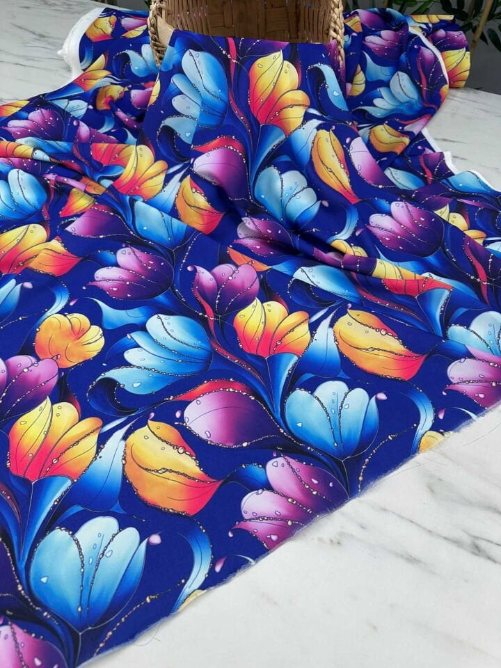 Filinta Likralı Krep Kumaş