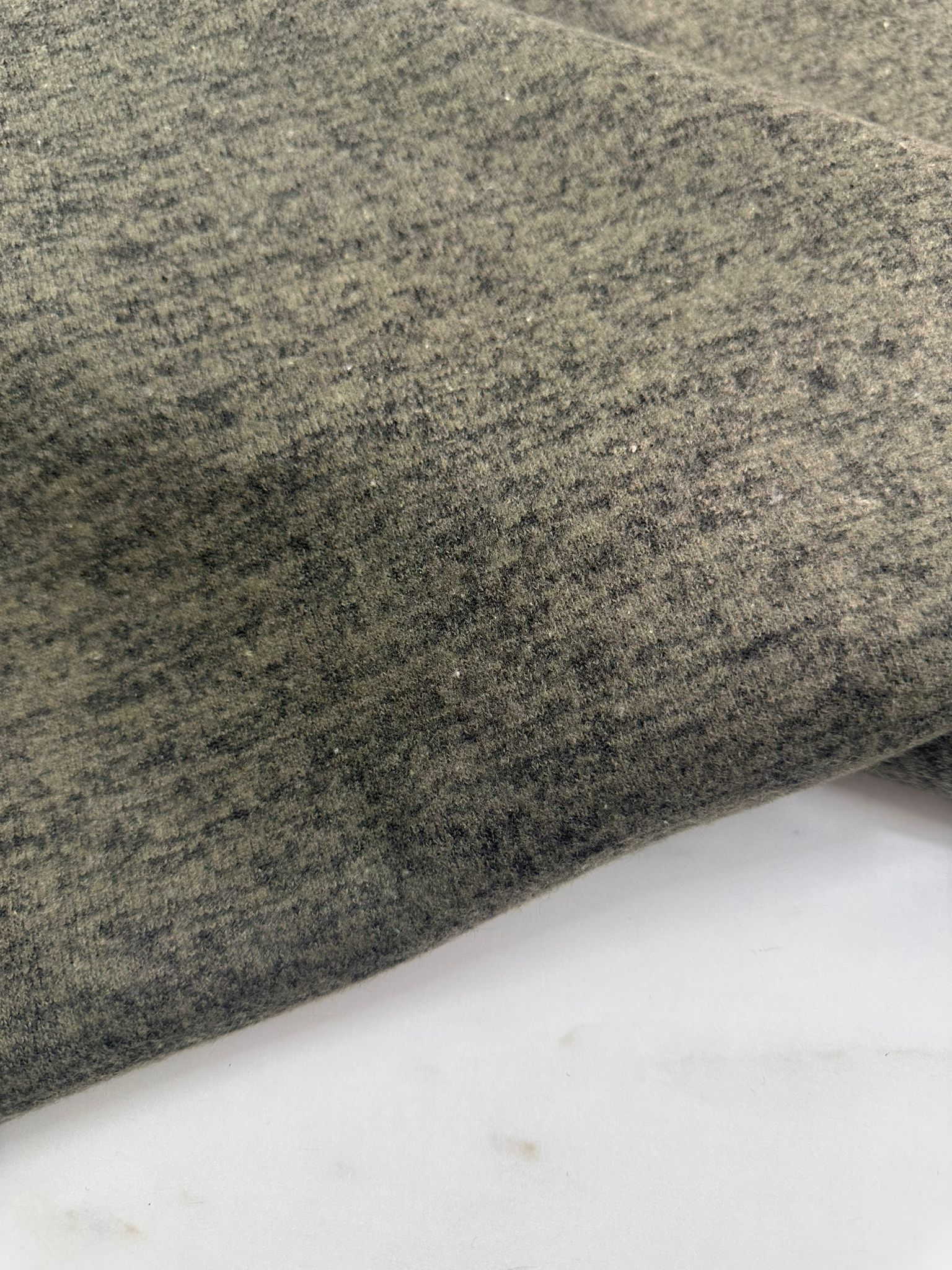 Kışlık Haki Örme Kumaş Elbise Etek Ceket Tunik