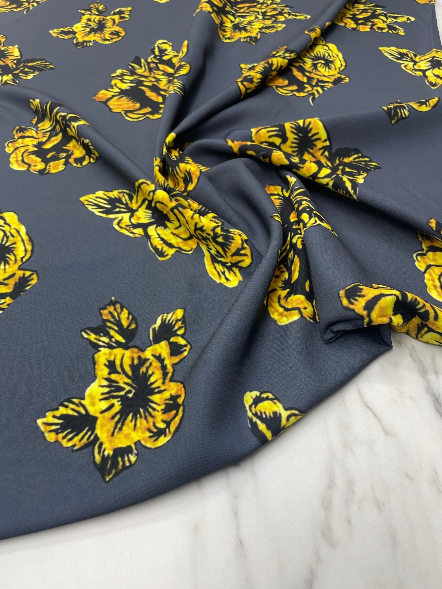 Desenli Cesika Krep Likralı Elbise Etek Gömlek Şalvar