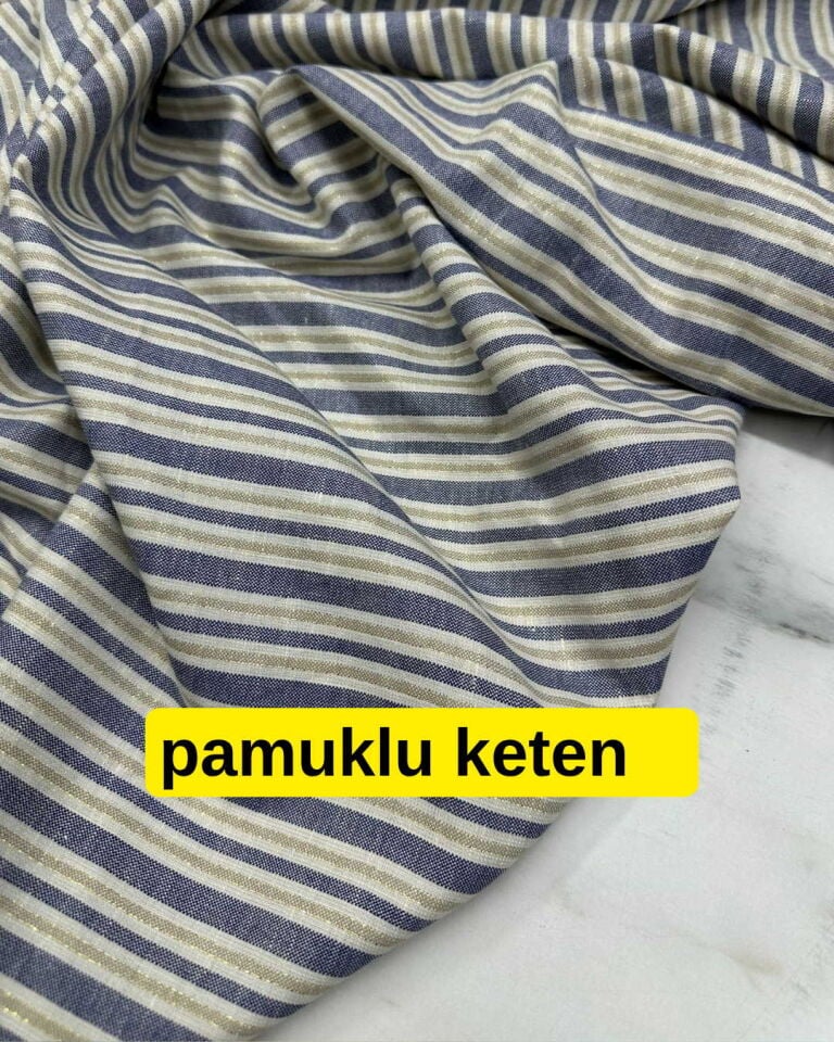 Poyraz Çizgili Keten