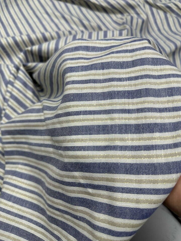 Poyraz Çizgili Keten