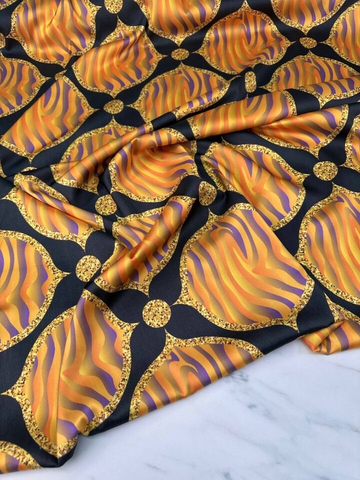 Nez Desen Elbiselik Gömleklik İpek Saten Kumaş