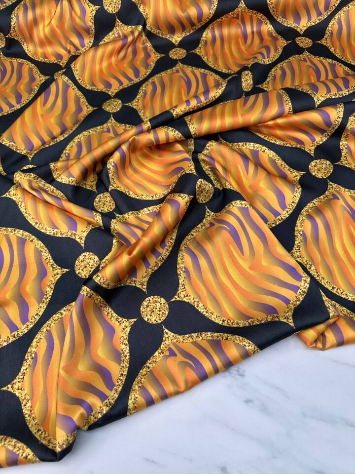 Nez Desen Elbiselik Gömleklik İpek Saten Kumaş